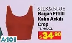 SİLK&BLUE KALIN ASKILI CROP